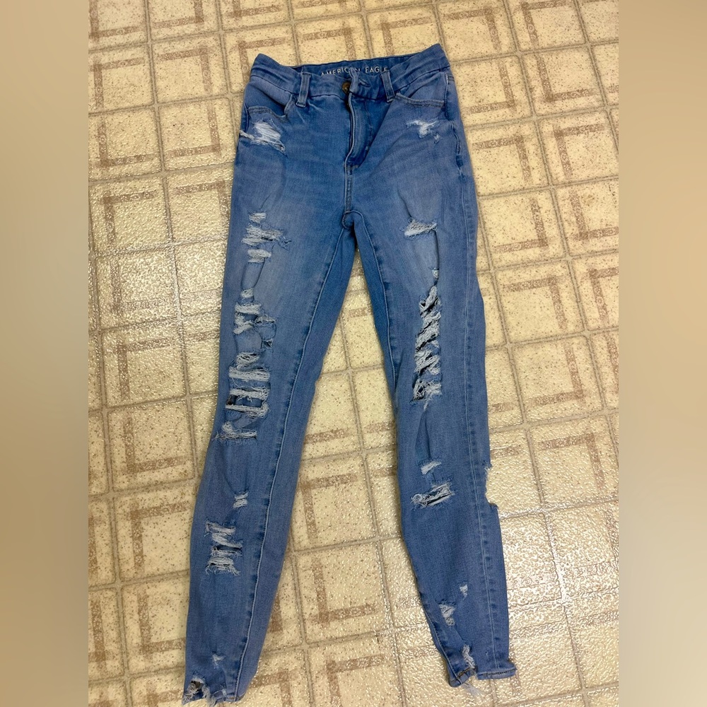american eagle jeans size 0